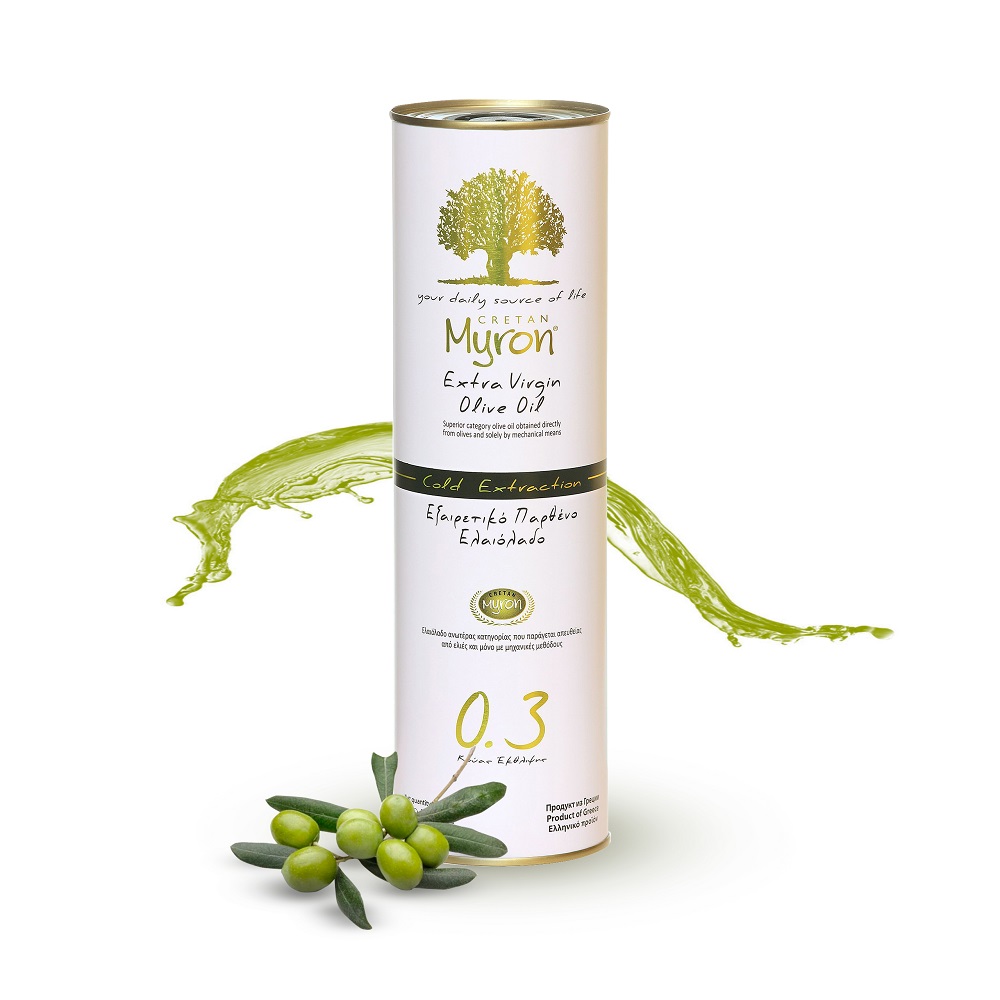Oliwa Extra Virgin z greckiej wyspy Kreta Myron 1l