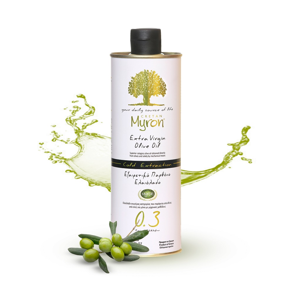 Oliwa Extra Virgin z greckiej wyspy Kreta Myron 500ml