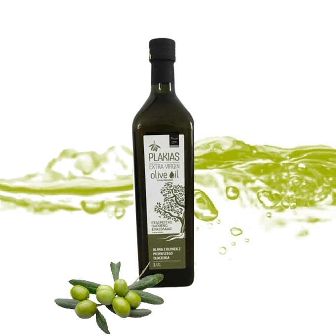 Oliwa Extra Virgin z greckiej wyspy Kreta Plakias 1l
