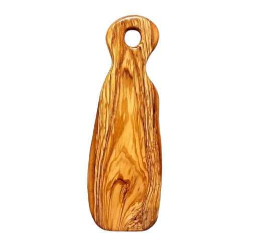 Drewniana deska do krojenia i serwowania przystawek z drewna oliwnego ręcznie robiona