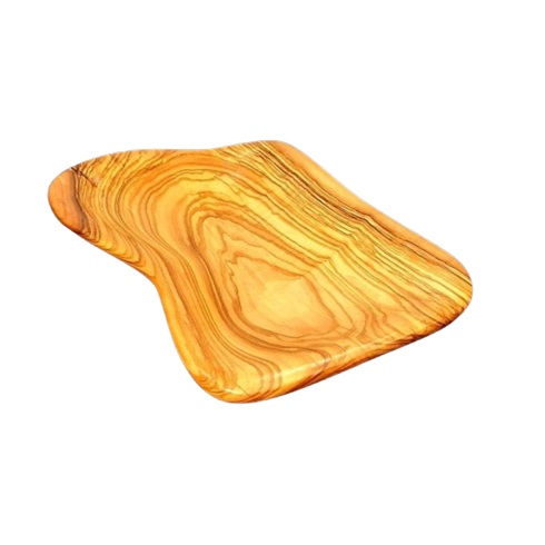 Patera drewniana na owoce z drewna oliwnego ręcznie robiona